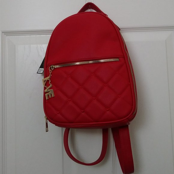 Like Dreams Handbags - LIKE DREAMS Women's Vegan Leather Red Backpack